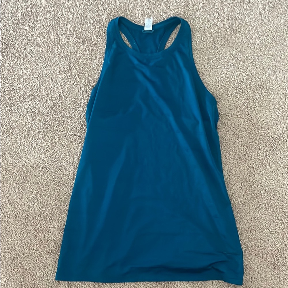Athleta Blue Sleeveless Tank Top